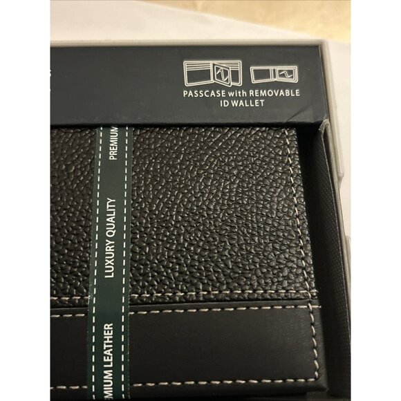 Perry Ellis Portfolio Black Bifold W/removable ID Wallet Sheridan Retails $42.50 - Picture 14 of 14